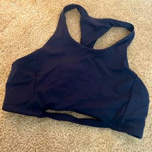 Alphalete sports bra blue  size med